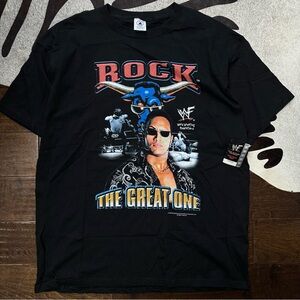 Vintage Rock Johnson The Great One WWE T-Shirt NWT